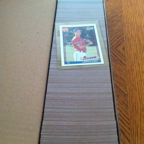 1991 Topps Baseball Cards Complete Hand Collated Set with the Chipper Jones Rookie Card!!!
