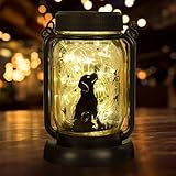 underthecloud Dog Solar Lanterns Outdoor Garden Decor Solar Dog Lights Dog Lover Gifts for Women, Dog Themed Gifts Birthday Gifts for Mom Grandma Pet Memorial Solar Light Dog