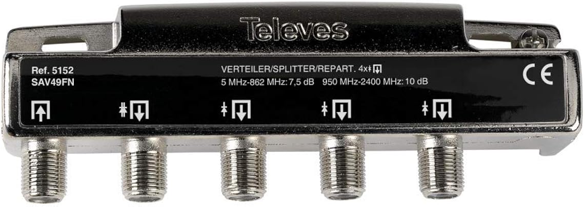 Televes-Repart 5 2400mhz quot f quot 10db 7 5 Televes-Repart 5 2400mhz quot f quot 10db 7 5
