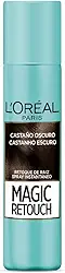 Magic Retouch Spray Retoque De Raiz Instantâneo L'Oréal Paris Castanho Escuro