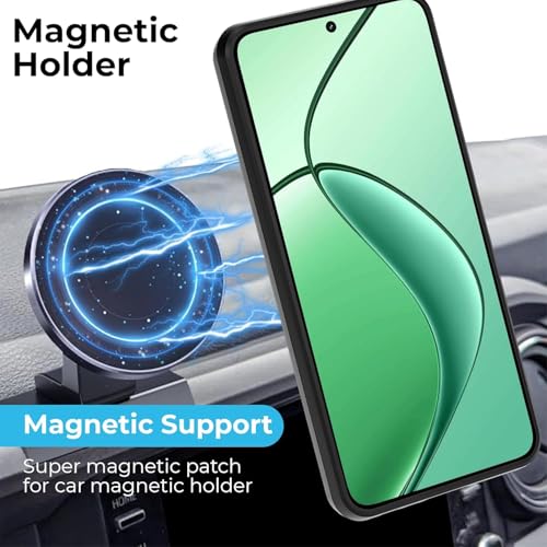 Image of AIBEX Armor Back Cover Compatible for Redmi A5 / Poco C71| Rugged Shockproof Case with Ring Holder & Kickstand | Military-Grade Protection | Magnetic Car Mount Compatible