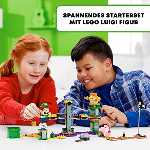 LEGO 71387 Super Mario Abenteuer mit Luigi – Starterset, Spielzeug mit einer interaktiven Figur, modulares Set, Geschenk zu Ostern für Kinder – Bild 3