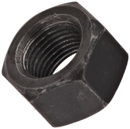 Steel Hex Nut, Plain Finish, Grade 8, 1"-8 Threads, 1.732" Width Across Flats, 0.887" Height (Pack of 10) #1