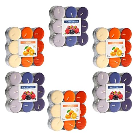 GOVERO Juego de 108 velas de té aromáticas frutales Cover
