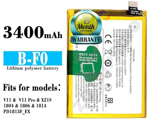 Image of Original B-F0 Battery for Vivo V11 /V11 Pro 1804 /1806 /1814 / PD1813F Battery with 6 Month Warranty****(B323)