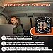 Woanger Swivel Car Seat Base 360° Rotating Heavy-duty Swivel Base 3.0mm Steel Plate & 286.6 Lbs Load Capacity Universal Seat Mount for Rv Van Camper Truck Bus Commercial Vehicle