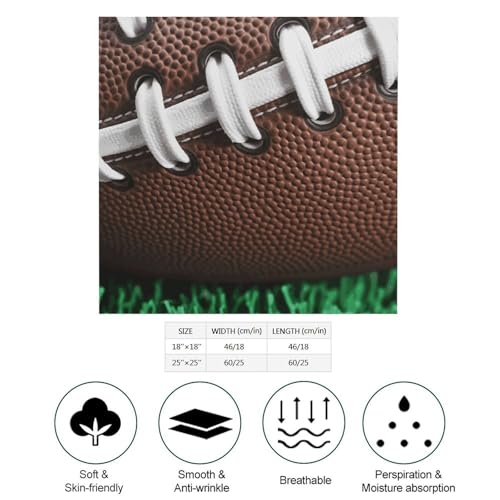 18" Square Head Scarf American Football Laces Lightweight Silk Scarf for Women Boho Neckerchief Soft Satin Bandanas Fashion Neck Scarves Silk Headwear for Bag Hair Scarves Gift2