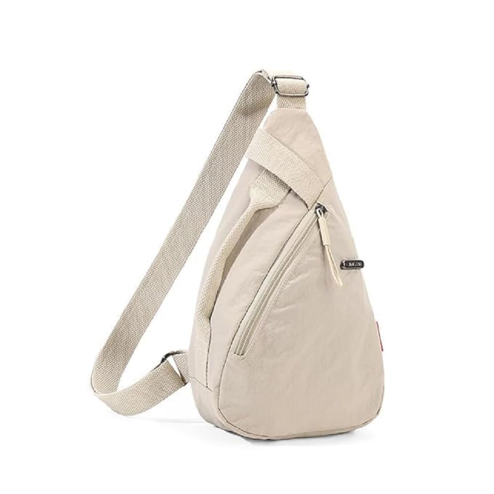 Sling Bag Crossbody Shoulder Bag with Adjustable Strap, Multi Pocket Zipper Design, Compact Chest Bag for Handheld Single Shoulder and Crossbody Carrying-image-16