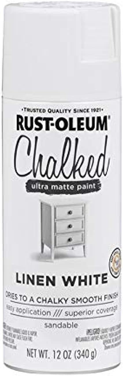 OMS Rust-Oleum Chalked Ultra Matte Paint (340 g, Linen White)