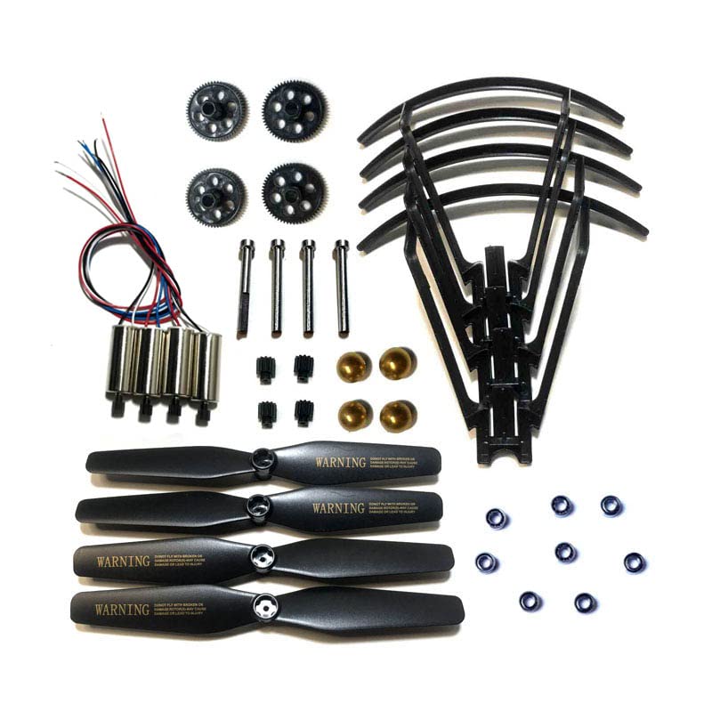 LILYY Accessori per droni Accessori Pezzi di Ricambio Motori Protezione Lama elica Ingranaggio Motore for VISUO XS809S Battles Sharks Drone Quadcopter Facile da installare