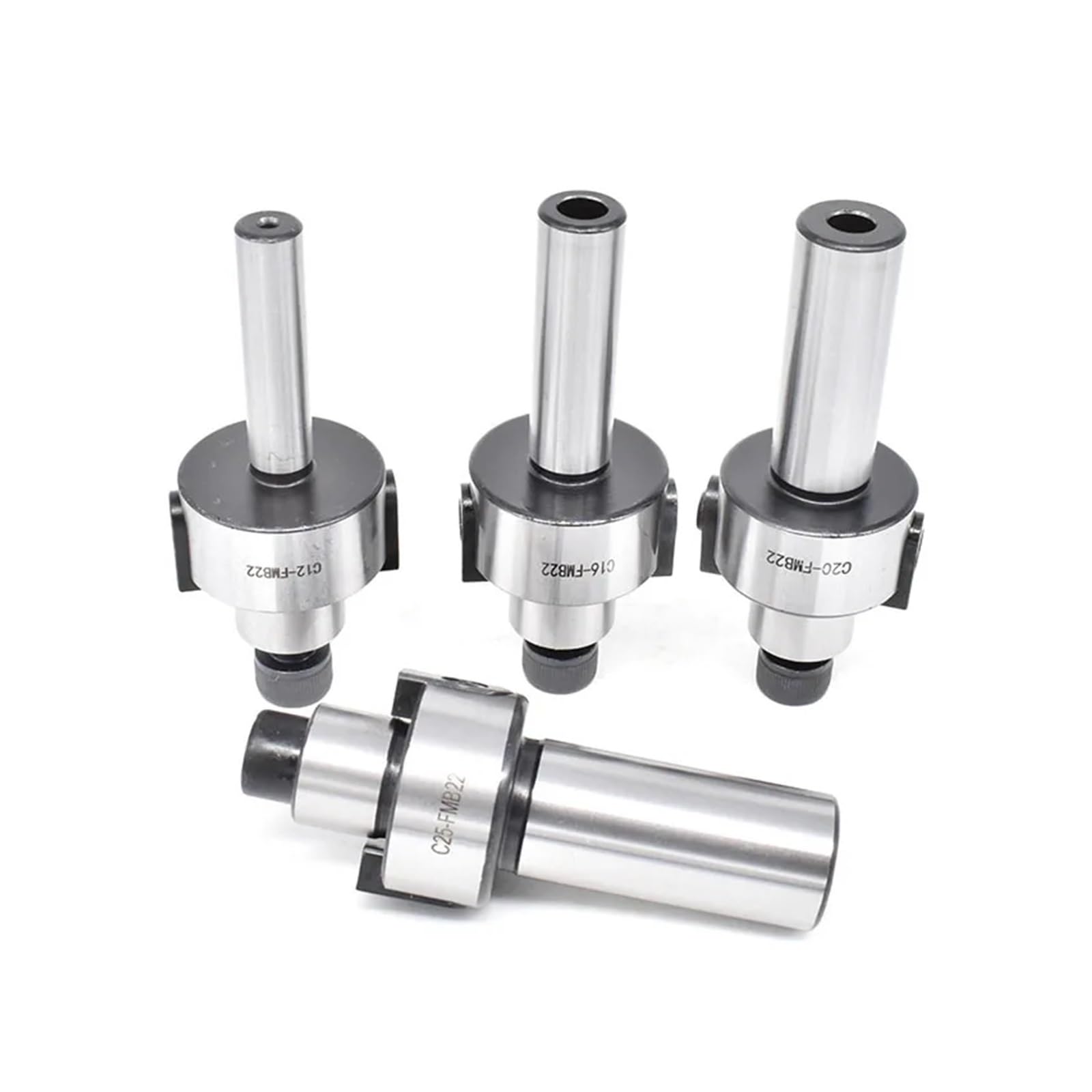 Herramientas para torno Adaptador de fresa frontal MT2 MT3 MT4 R8 FMB22 FMB27 BT30 NT30 ISO30, portaherramientas de fresadora, barra de tracción, herramientas de máquina CNC(R8-FMB27-M12)