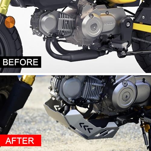 image for KKZOL Motorcycle Skid Plate Replacement For Honda Monkey 125 Z125 2022