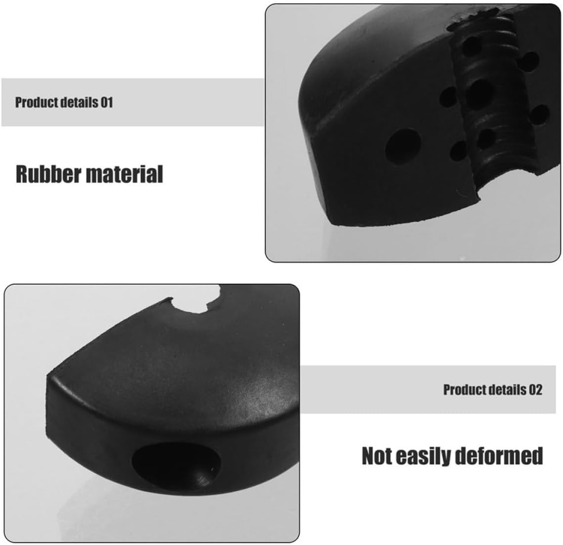 Levemolo Rubber Ball Stopper for Hose Reel Replacement Sturdy Black Rubber Material Prevents Damage and Hose Tangling Compatible for Types