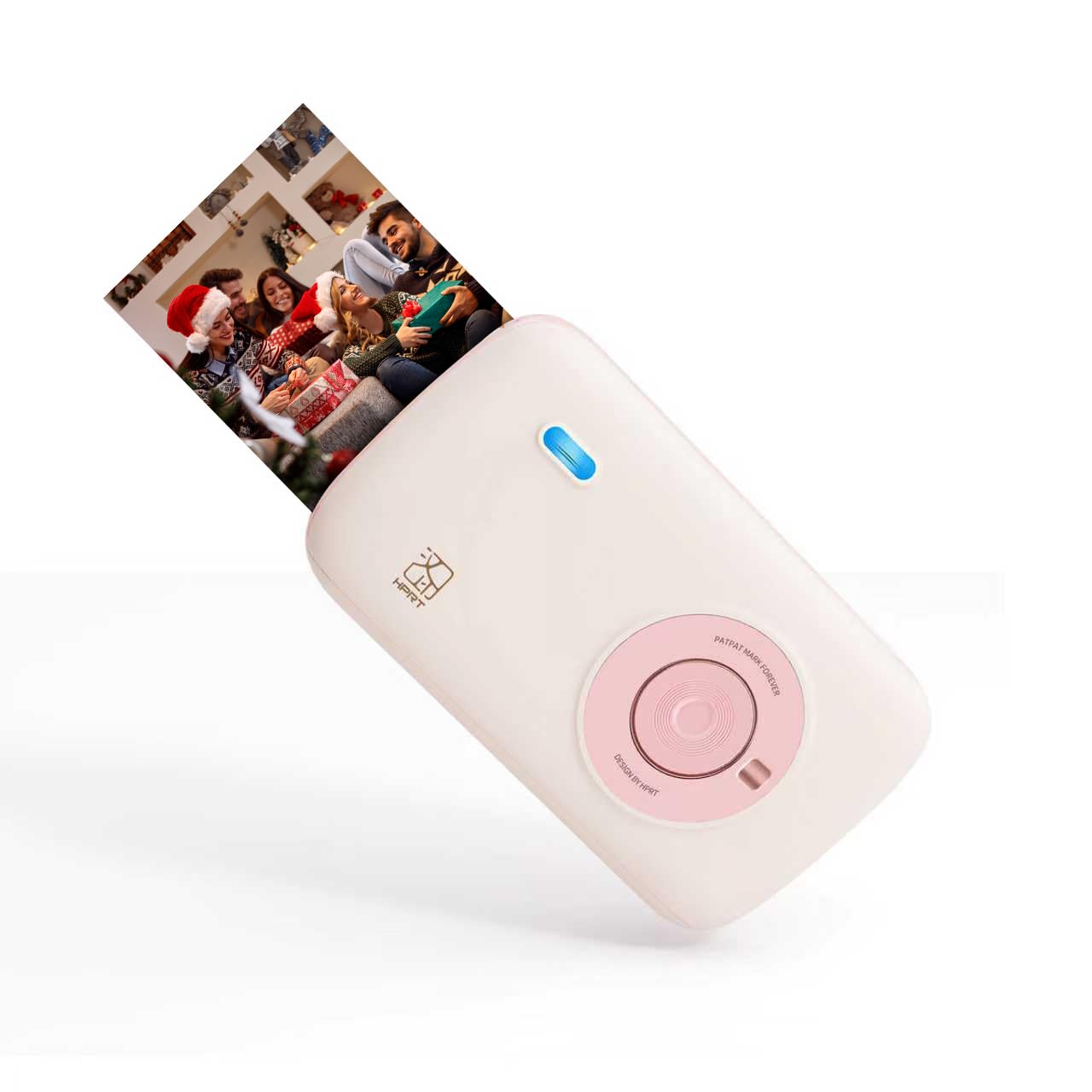 HPRT CP2100 Portable Photo Printer for iPhone & Android, 2 * 3 Instant Color Mini Printer, Bluetooth 5.0, Type-C Charging, Dye-Sublimation Tech, Initial 10 Sheets Included