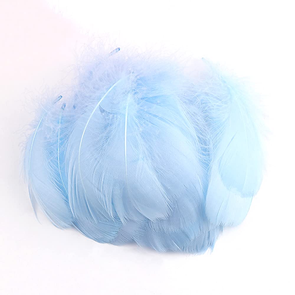 Lot De 100 Plumes Colorées Naturelles (7-12 Cm) – Pour DIY, Masques, Chapeaux, Attrape-Rêves, Déco