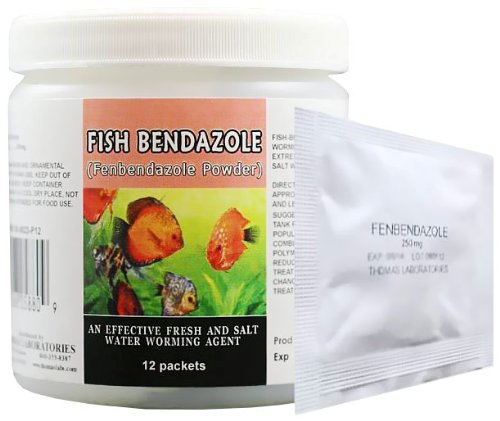 Thomas Labs Fish Bendazole 250mg Fenbendazole Powder (12 packets)