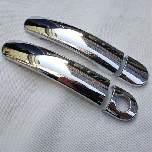 Embellecedor cromado de manija para VW Golf 5 Mk5, acabado espejo 1K