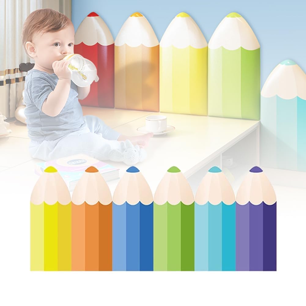 Sécurité de chevet et de jeu avec les panneaux muraux 3D pour enfants