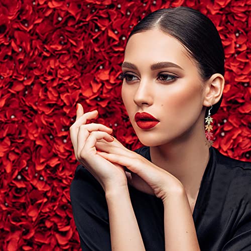 Red Maple Leaf Earrings for Women,Fall Earrings for Women,Thanksgiving Earrings,Fall Leaf Earrings,Autumn Earrings,Autumn Thanksgiving Fall Jewelry for Women4