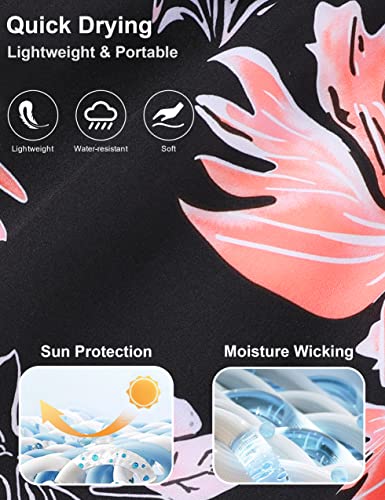 Image of Rocorose Women's Two Piece Swimsuit Ruffle Vintage Swimwear with High Waist Bikini Bottom