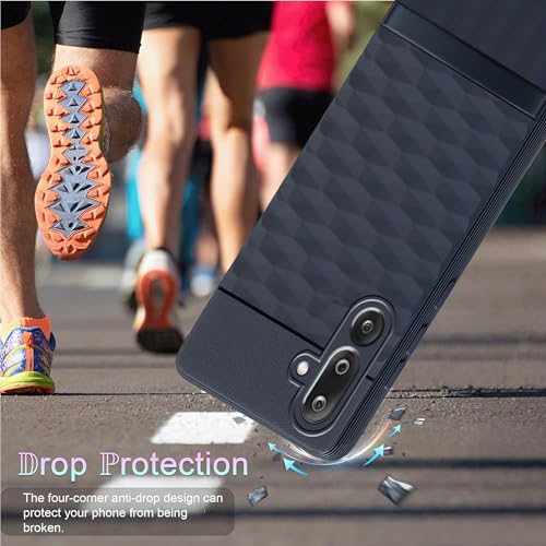 Image of amazon basics TPU Soft Back Cover for Samsung Galaxy M36 5G | Full Camera Protection | Flexible Shockproof Back Case for Samsung Galaxy M36 5G (Blue)