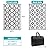 HEBE Outdoor Rug for Patios Clearance 6'x9' Waterproof Reversible Patio Mat Plastic Outside Camping RV Rug Geometric Area Rugs Carpet for RV,Patio,Deck,Balcony,Camper,Porch,Tent