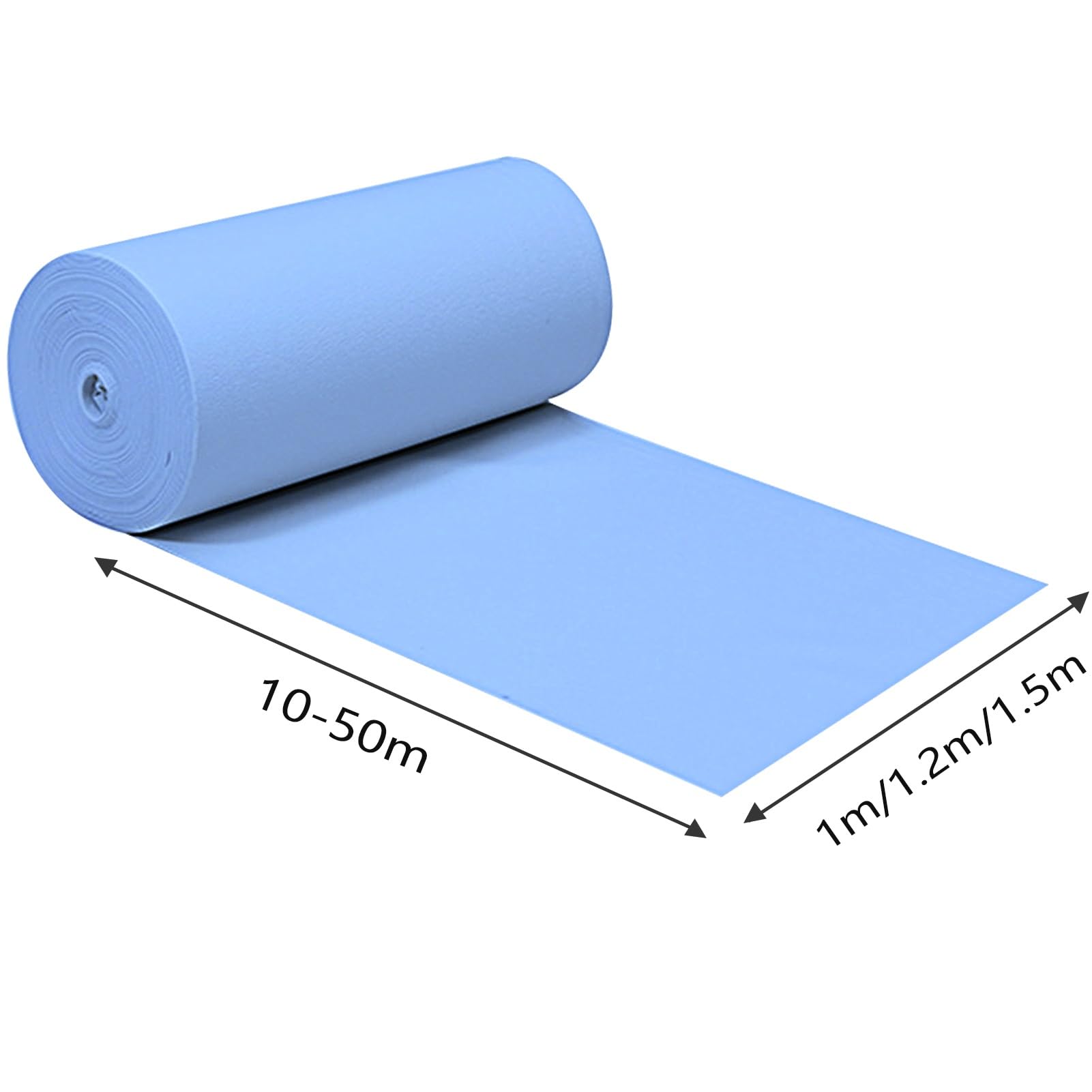 Tappeto per navata nuziale blu, cerimonia per eventi, passerella, tappeto da sposa antiscivolo in poliestere spesso 2 mm per feste di Natale, matrimoni all'aperto sulla spiaggia, 10 m 20 m tagliabile