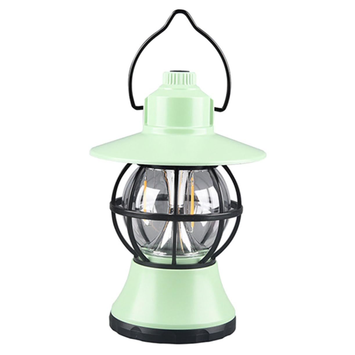 HOLIDYOYO Vintage Portable Camping Light Battery Operated LED Tent Lamp Outdoor Lantern for Hiking Backpacking and Emergency Use for Tent Illumination