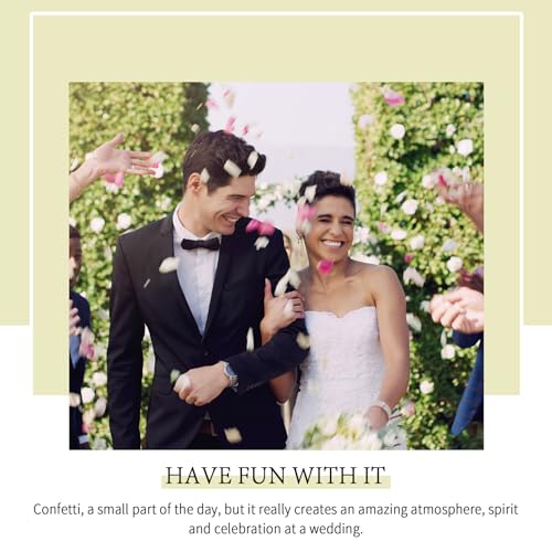 Image of 100 Pcs Wedding Confetti Bags Throw Some Love Petal Toss Packets Glassine Flower Petal Packets for Wedding Send Off, Exit, Tosses