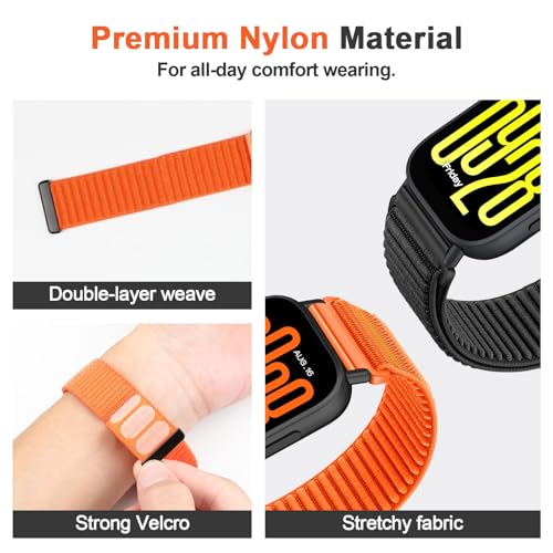 Image of Compatible with Garmin Forerunner 265 /255 /Venu 3 /Venu 4 Strap Nylon Compatible withHuawei Watch GT6 46mm /GT5 /GT4 /GT3 /GT2 46mm Band 22mm Quick Release