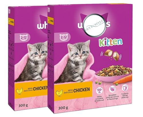 2x 300g Dry Food for Kittens (2-12 Months) with Chicken Bundled by GetInStyle Shop
