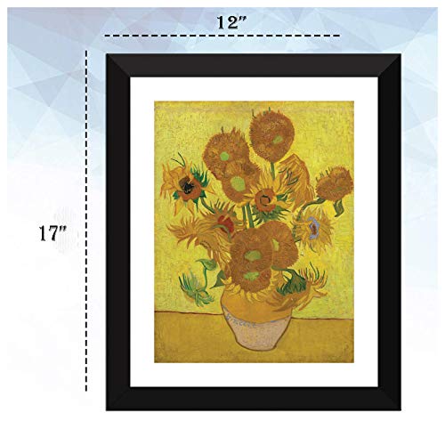Image of Tallenge Vincent Van Gogh Framed Painting (Poster Paper; Small /12 x 17 inches, Multicolour) -Set of 10