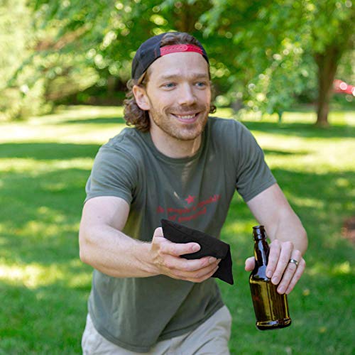 Play Platoon Weather Resistant Cornhole Bags - Set Of 8 Regulation Corn Hole Bean Bags - Teal & Black - Durable Duck Cloth Corn Hole Bags For Tossing Game, Includes Tote Bag #TOP3