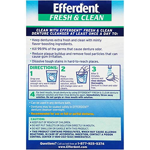 Efferdent Denture Cleanser Tablets - Image 6