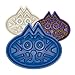 Slow Feed Cat Bowl | Large Slow Feed Bowl for Pets - Slow Down Eating - Eco-Friendly Durable Non Toxic Bamboo Fibre- Designed by Veterinarians - Professional Design (Blue, Purple, Ivory) (Blue)
