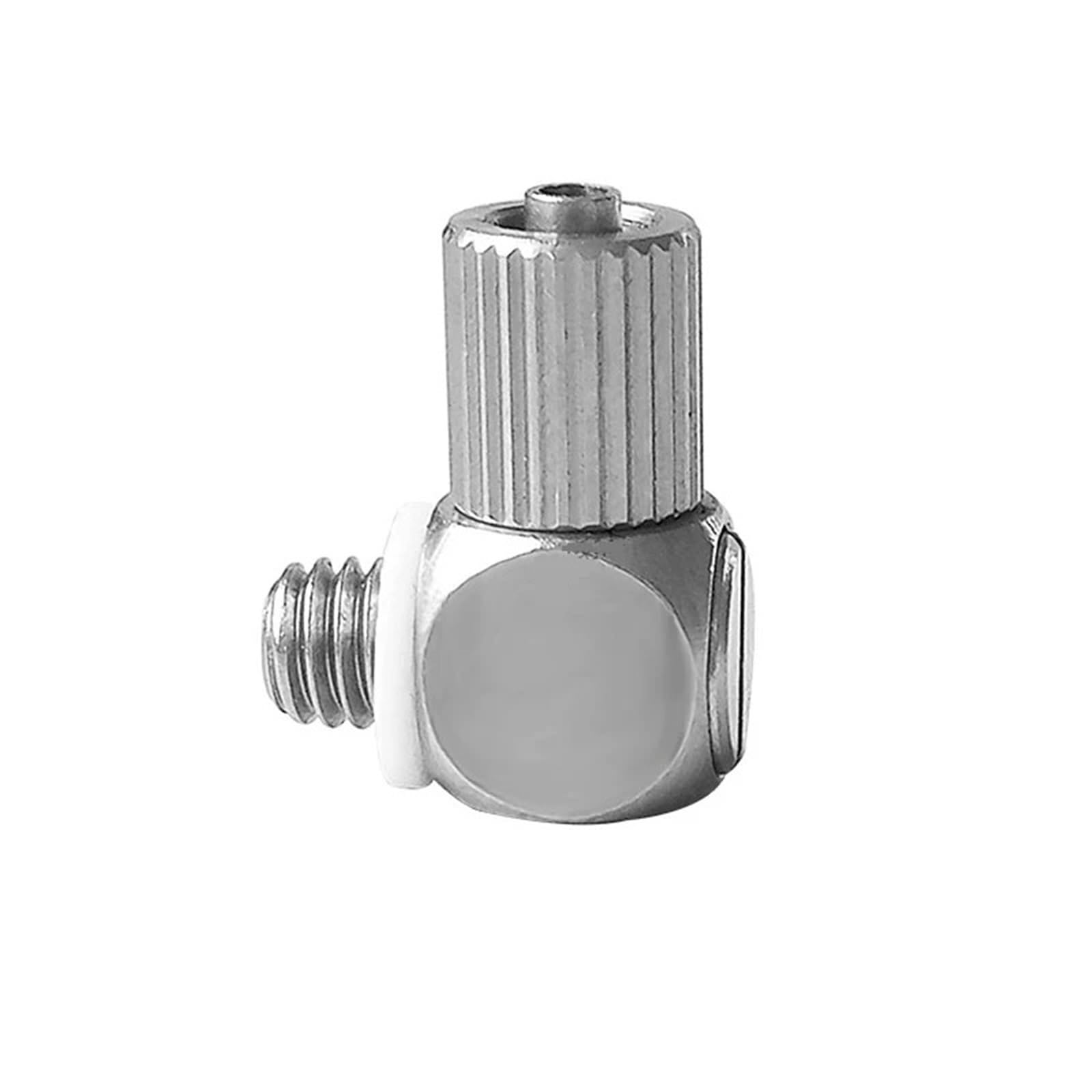 Conector de cilindro de aire M5-4, codo recto de acero inoxidable 304 para tubo de PU de 4 mm 8