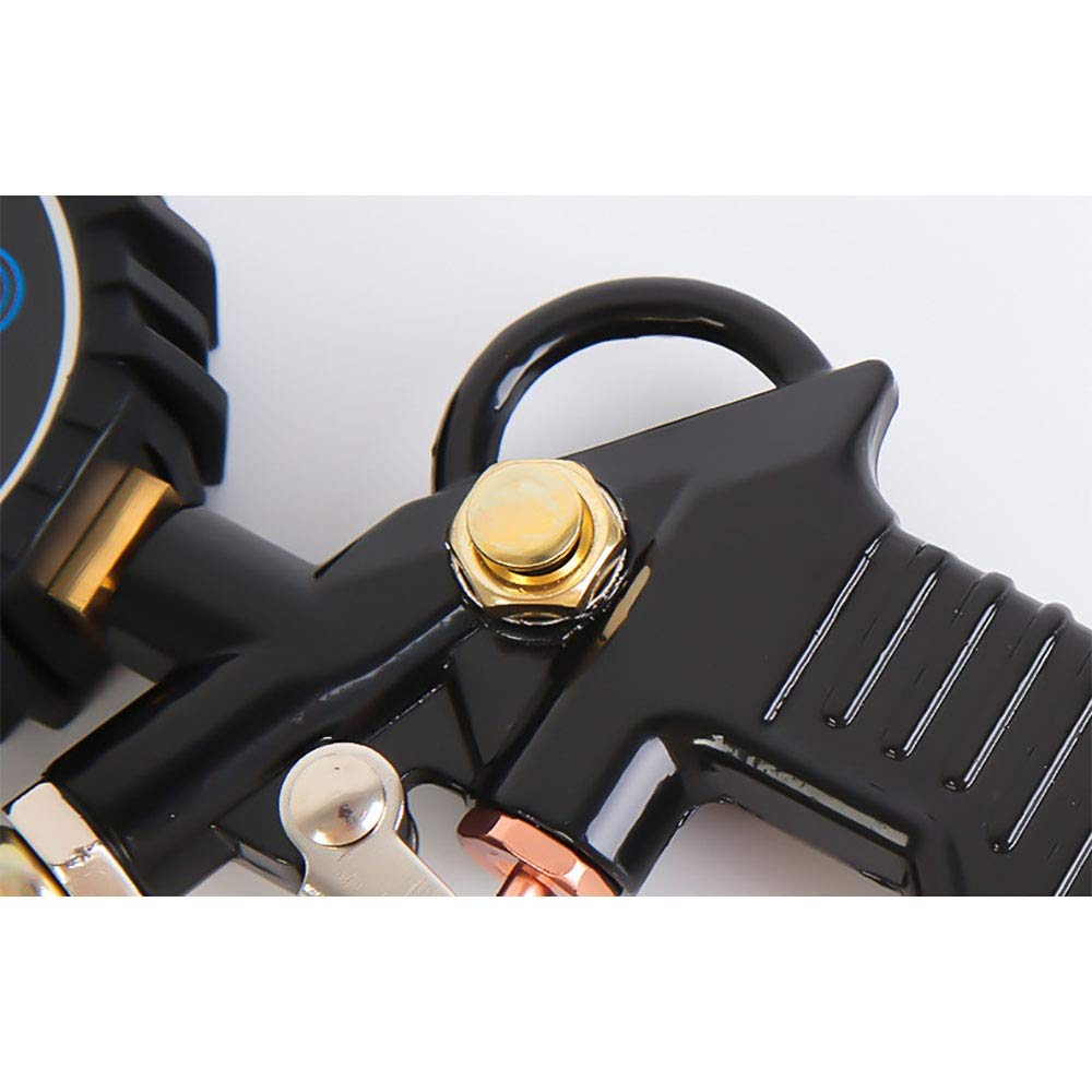 AGAATI Manometro per Pneumatici Manometro Multifunzione per Pneumatici per Auto Pressione dei Pneumatici Pistola rilevatore di Pressione per Pneumatici per la Manutenzione dei Pneumatici