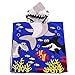 HETH Kids Hooded Beach and Bath Towel Beach Swimming Coverup for Age 2-8 Years Old Multi-use for Bath/Shower/Pool(Tiger Shark)