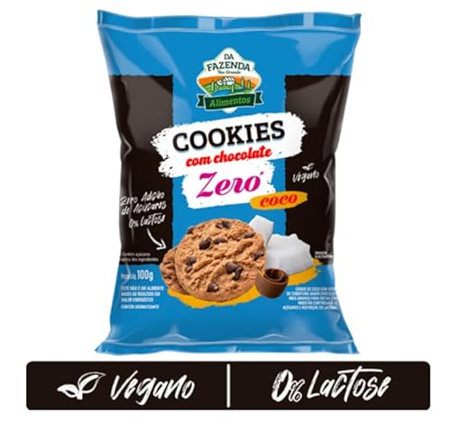 BIOSOFT Cookies Coco Com Chocolate Zero Açúcar 100G