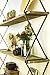 AVIGNON HOME Rustic Floating Wood Shelves 3-Tier Wall Mount Hanging Shelves Book Shelves Industrial Wood Book Shelves Storage, Display & Decor for Bedroom, Living Room, Kitchen, Office 39" Wide