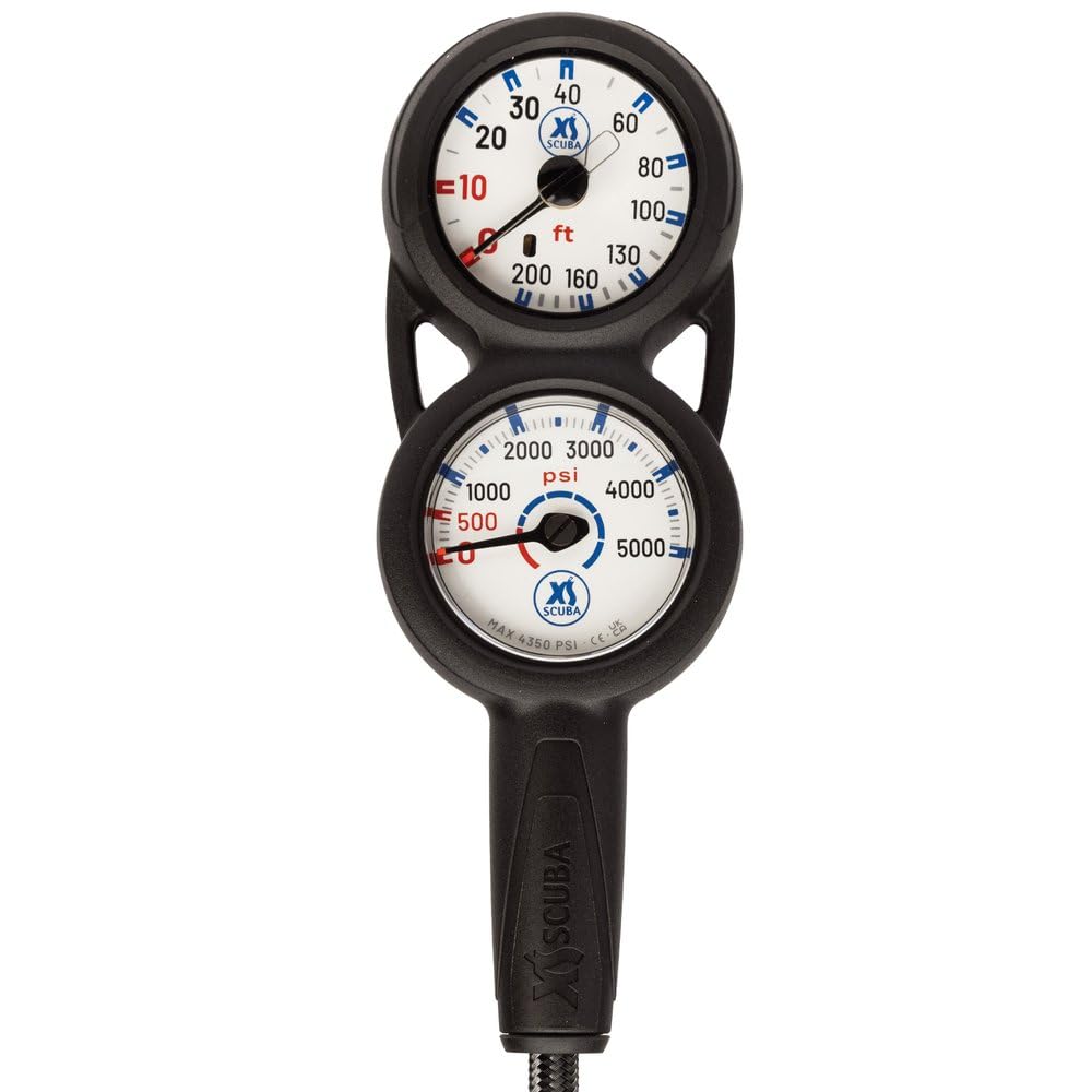 XS Scuba QuikVu Imperial Console - Pressure and Depth