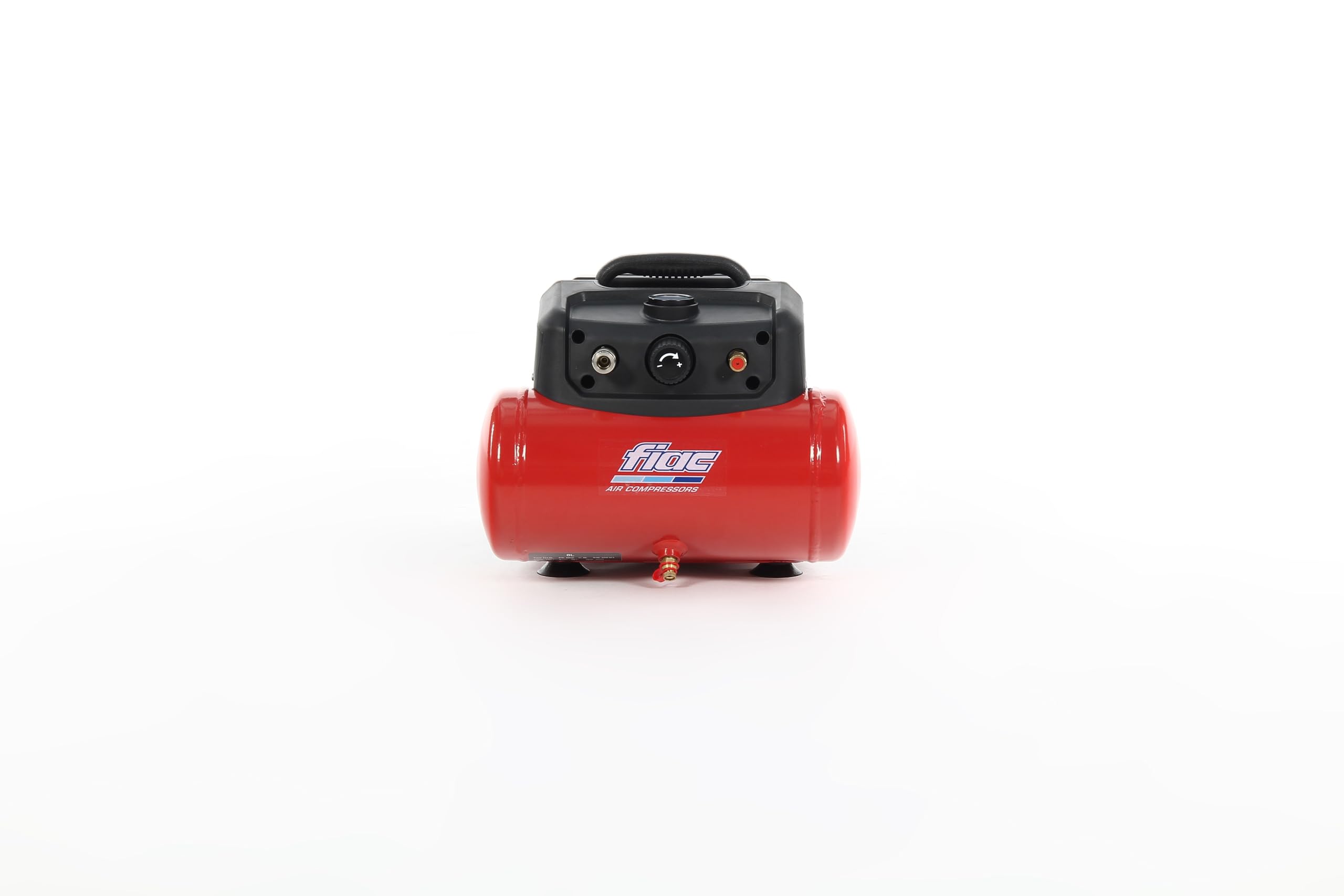 FIAC Compresseur d’Air Portable CUBY, Sans Huile, Pression Maximale 8 Bar, 1.5 CV, Réservoir 6 Litres + Kit avec pistolet de gonflage homologué