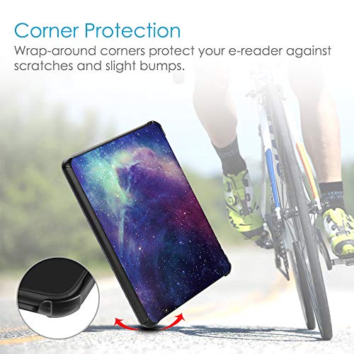 Image of Fintie Slimshell Case for 6 inch Kindle Paperwhite (10th Generation, 2018 Release) - Premium Lightweight PU Leather Cover with Auto Sleep /Wake for Amazon Kindle Paperwhite E-Reader, Galaxy