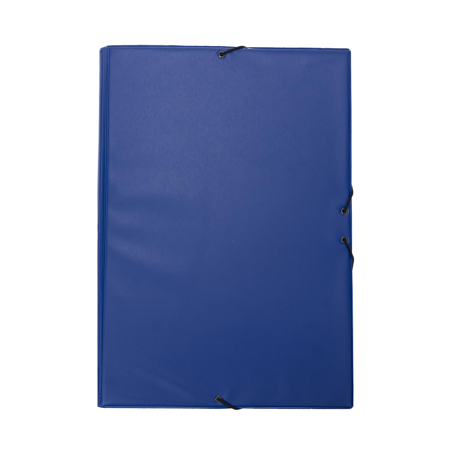 Grafoplás | Carpeta PVC | Azul | Folio Prolongado | Tres Solapas | Cierre de Gomas | Perfecta para Documentos Legales | 38x28cm