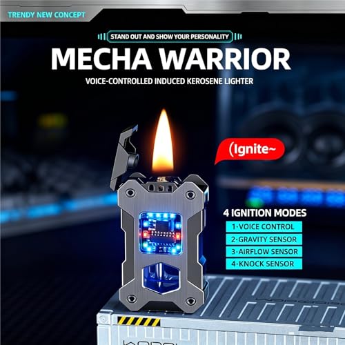 Encendedor de queroseno multifuncional estilo meca miniatura 2