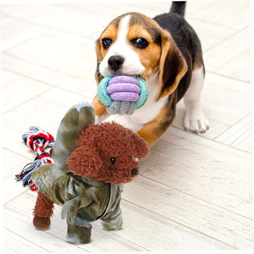 Disfraz para perro SUPVOX dinosaurio peluche talla S miniatura 5