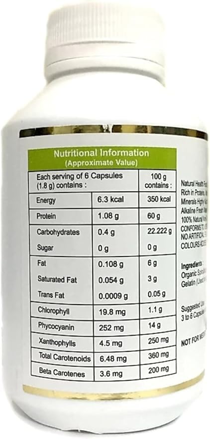 DXN Products Spirulina (360 capsules 300gm each) Pack of 2 - herbal supplement - Image 3