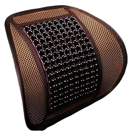 Cojín Universal de Madera for Respaldo Coche, masajeador Lumbar, cojín Cintura, Malla ventilada, for, Oficina y hogar(Style1)