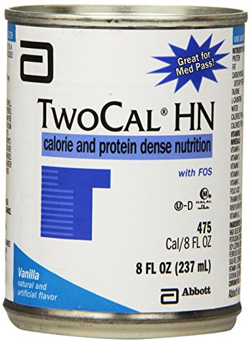 Twocal- HN High Nitrogen Liquid, Vanilla by Ross Nutritional, #00729 - 8 Oz / Can, 24 Cans / Case