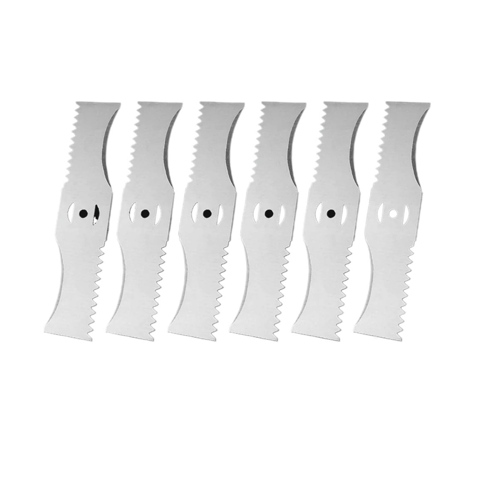 Hoja Dentada En Forma De Arco De 150 Mm | Universal Compatible con cortacésped con batería de litio pequeña, cortadoras de jardín, herramientas(30PCS Blade)